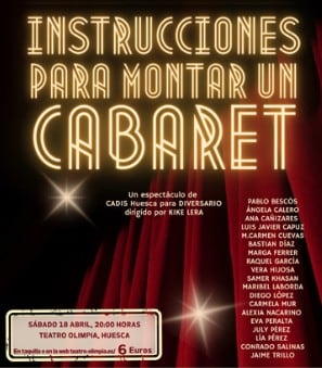 Cartel anunciador de la obra incluida en Diversario