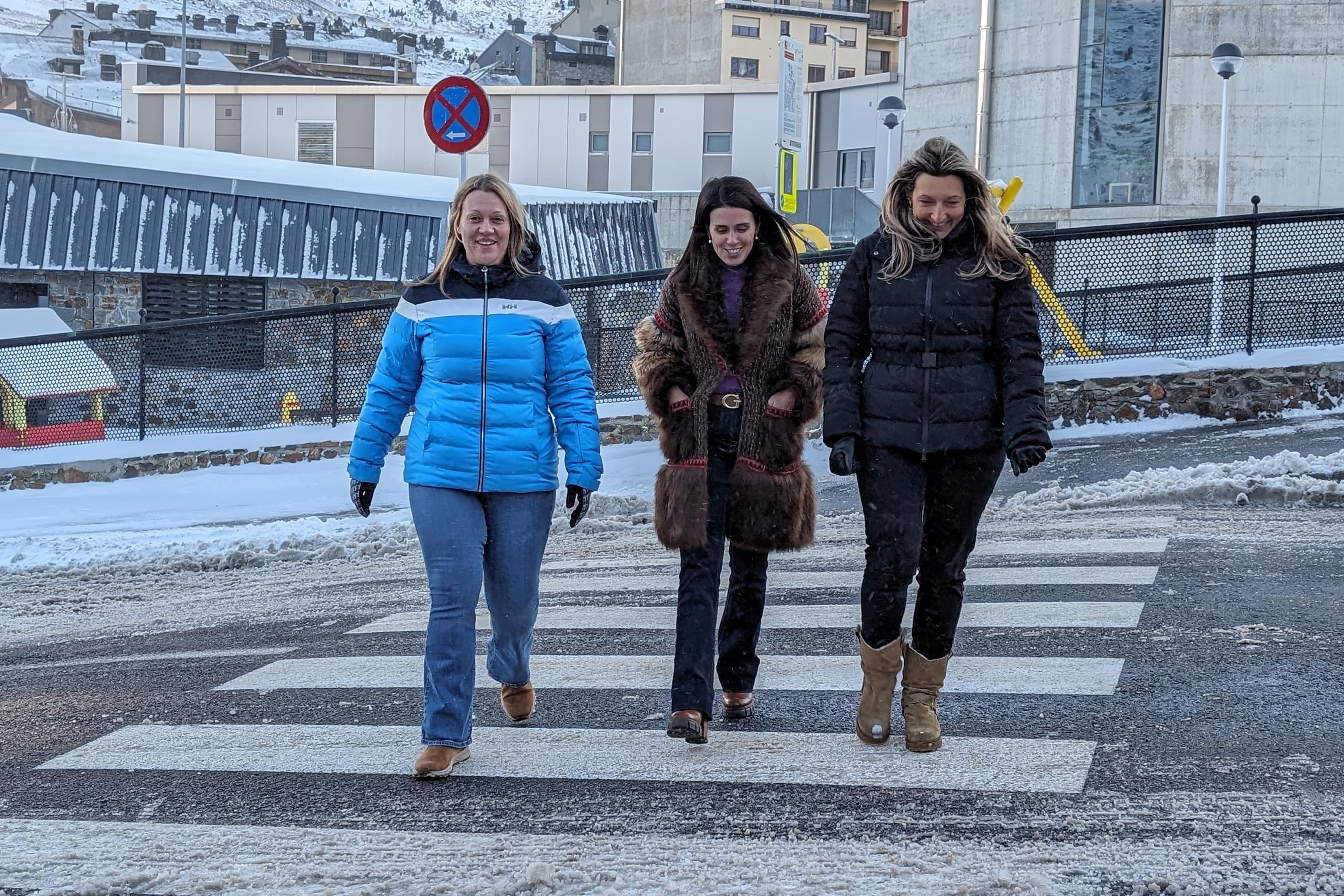 Les candidates de la llista d'UP + DA + Independents a Encamp.