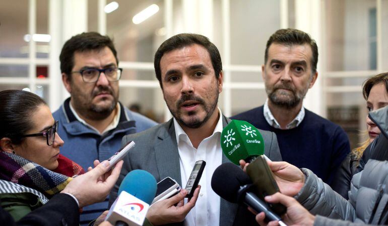 El coordinador general de Izquierda Unida, Alberto Garzón