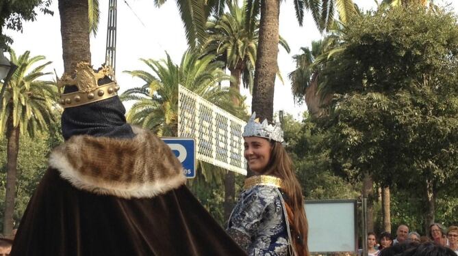 Parte de la representación que recorre las calles de Málaga