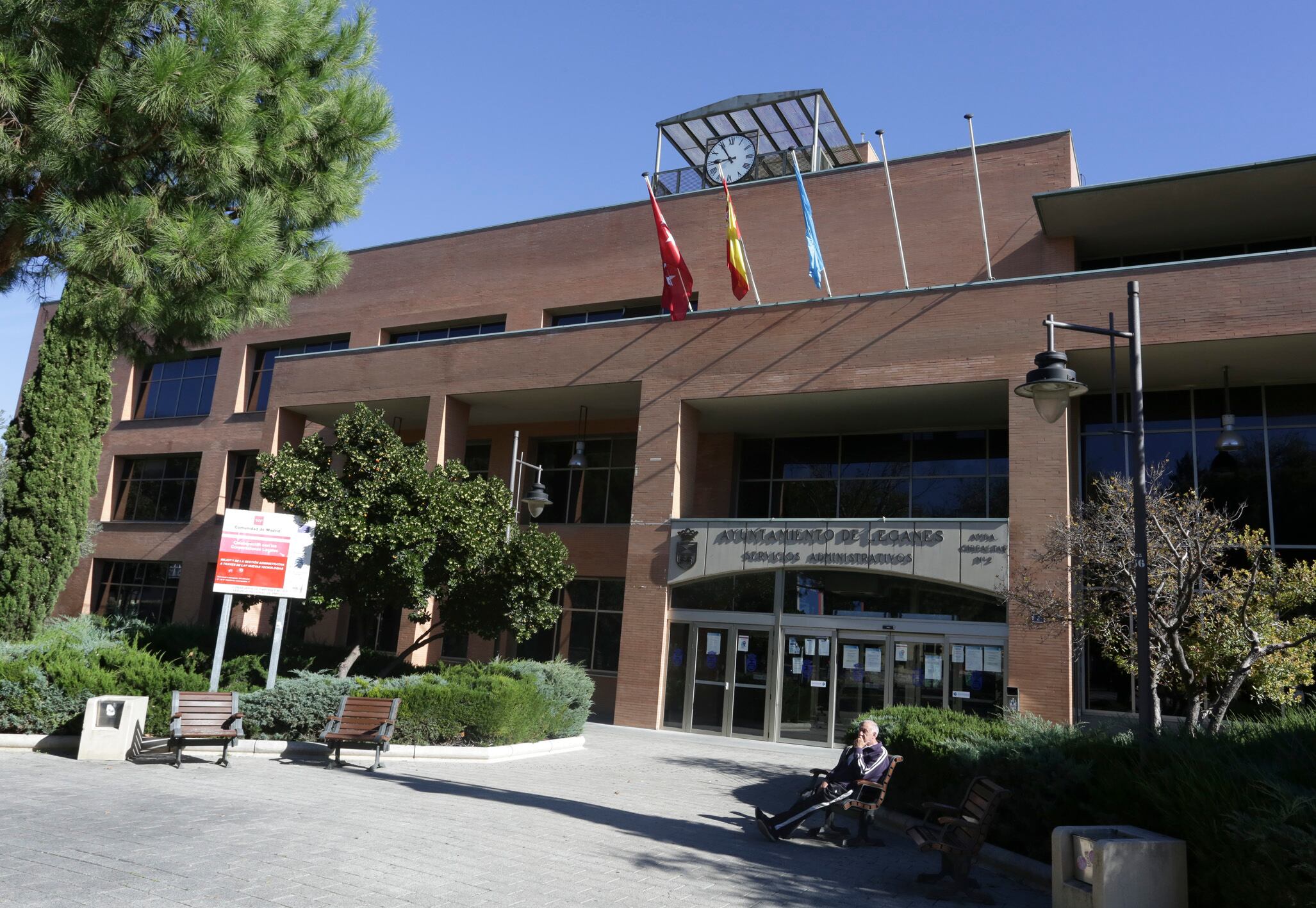 Imagen de la Casa del Reloj de Leganés, sede de varias dependencias municipales