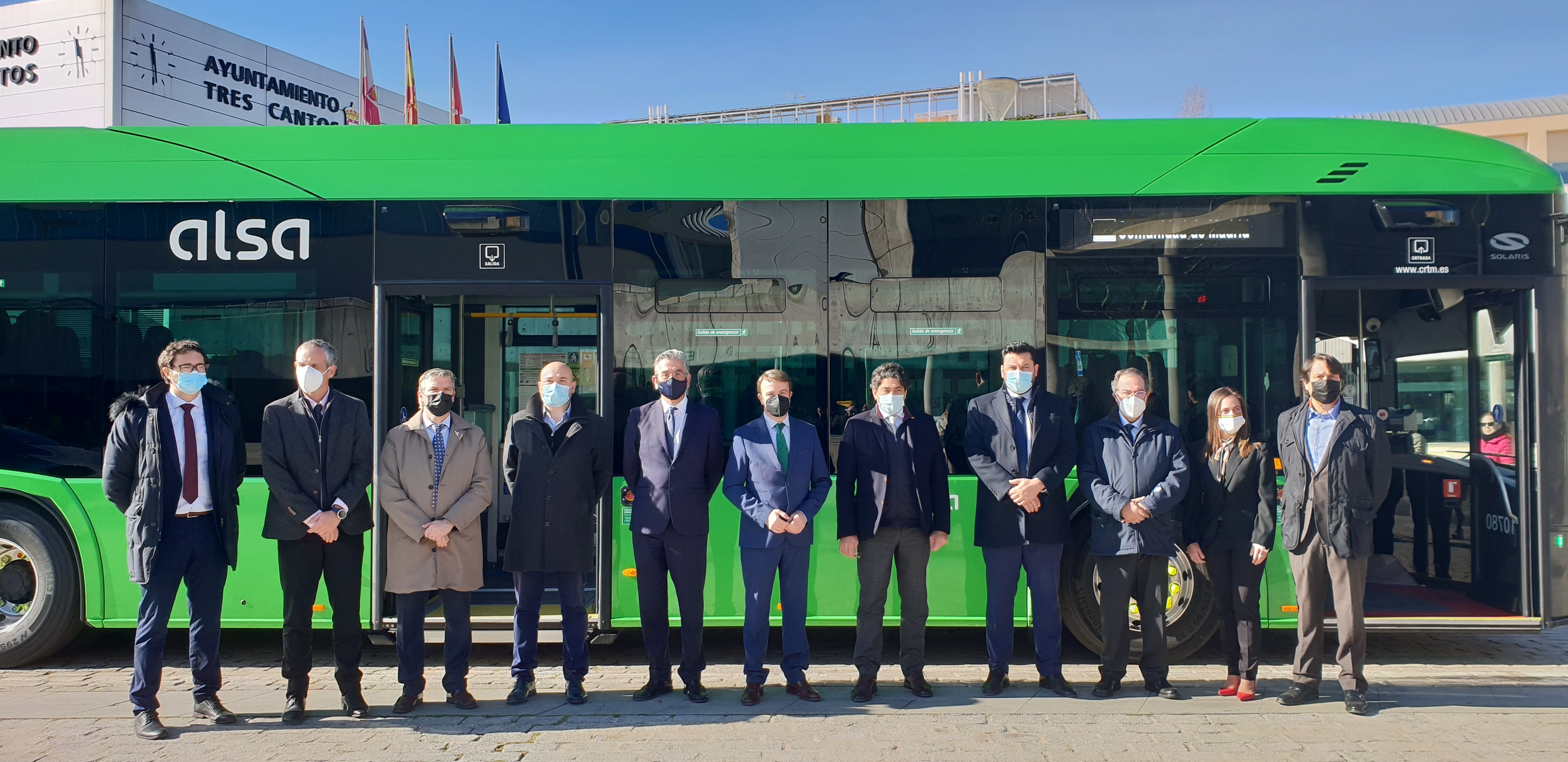 Primer autobús eléctrico de la Comunidad de Madrid