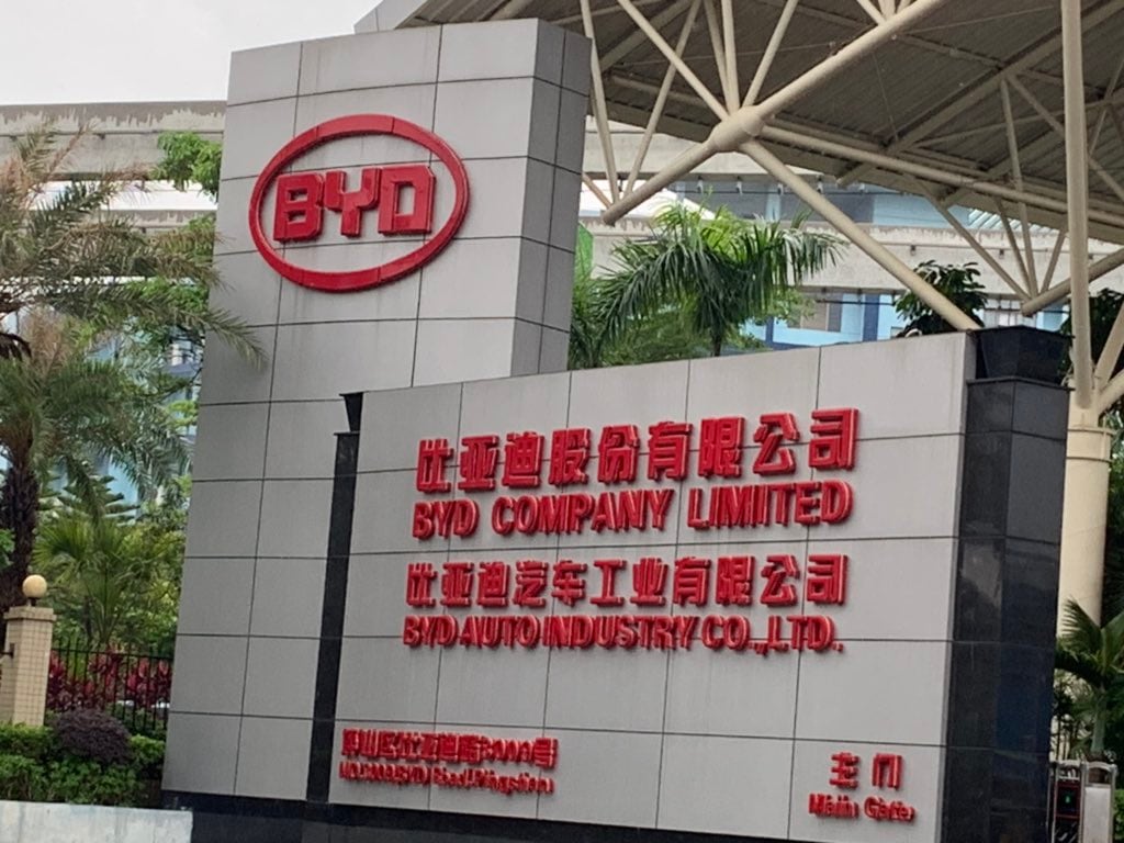 Byd es el mayor fabricante de vehículos eléctricos de China