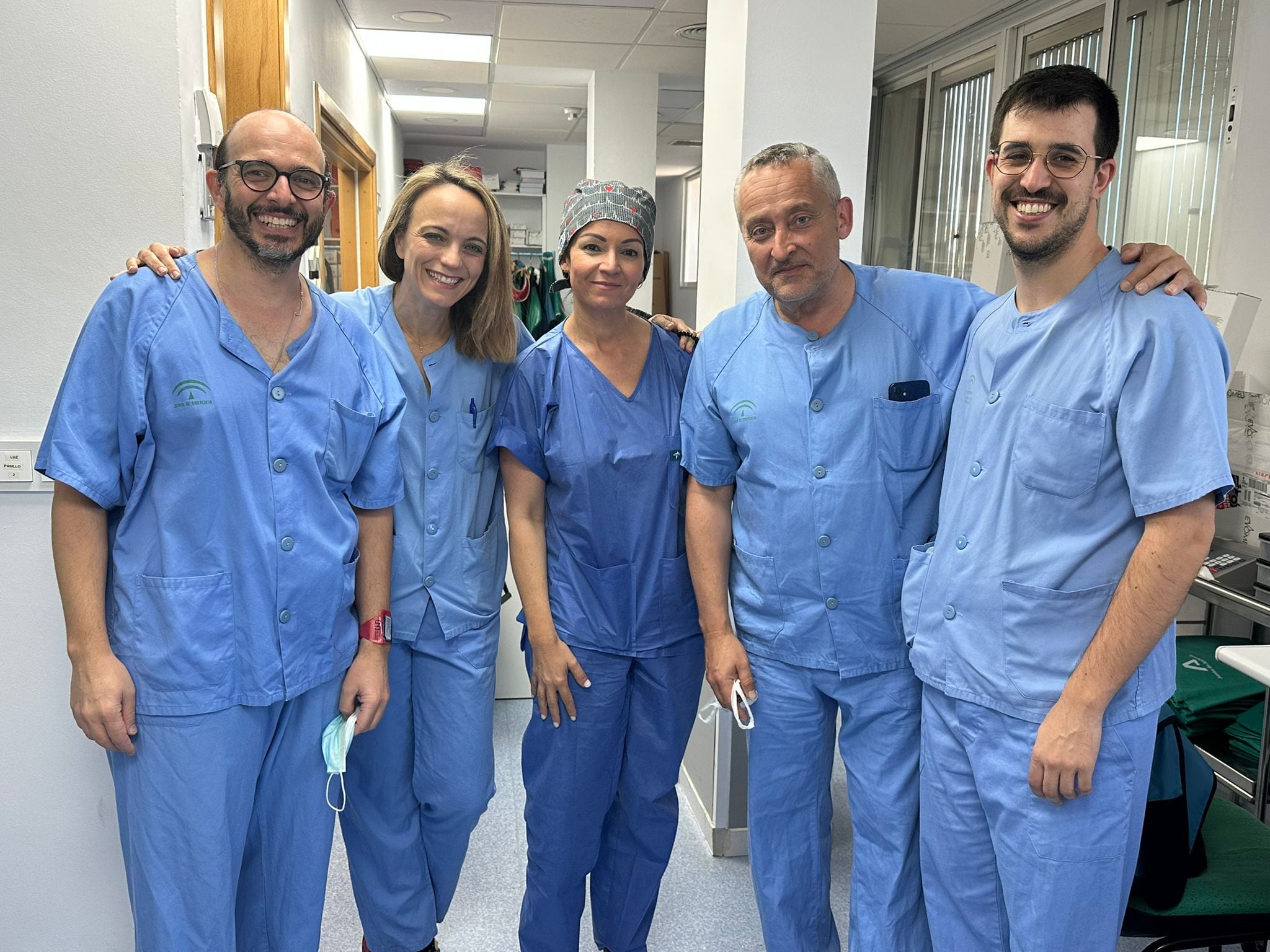 Félix Coserría, Inmaculada Guillén, Mónica Fernández, José Luis Zunzunegui y Pedro Agudo