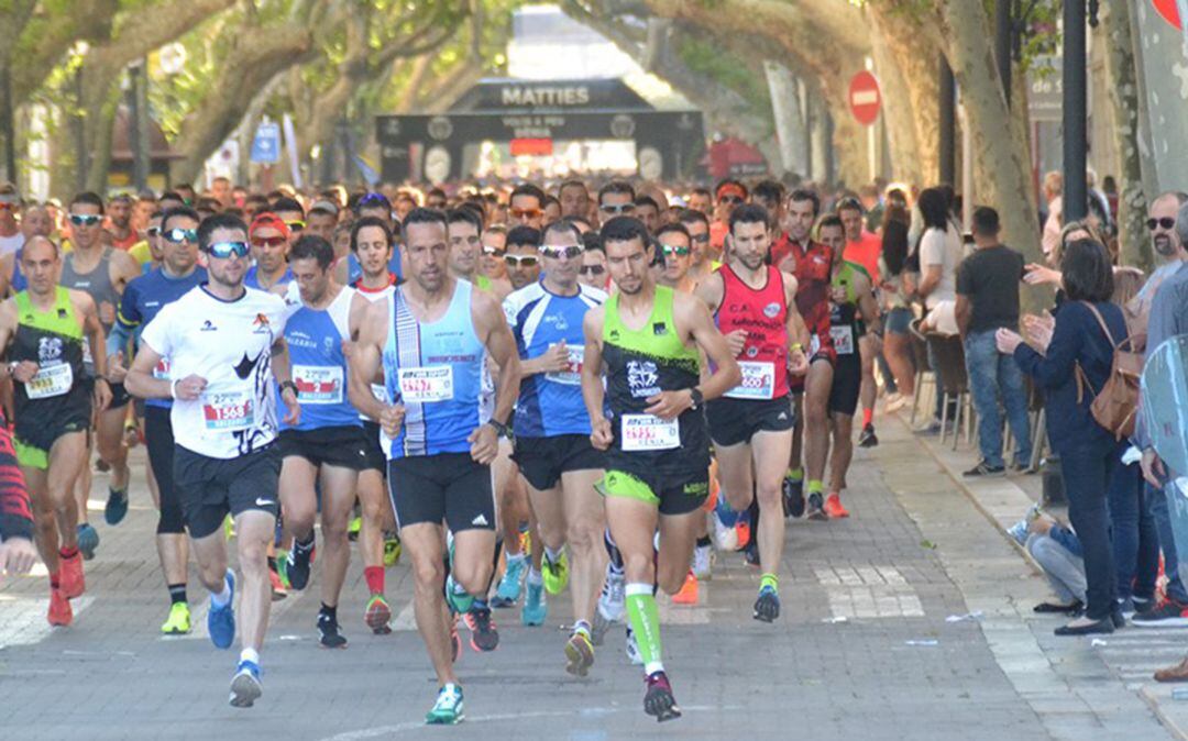 Imagen de archivo de la carrera popular de Dénia.