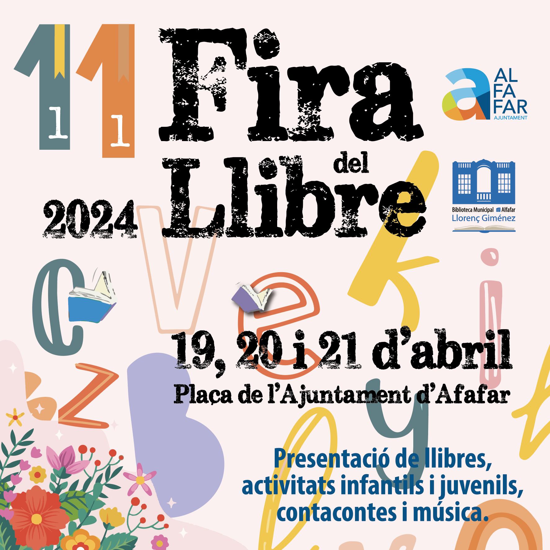 11ª Fira del Llibre a Alfafar