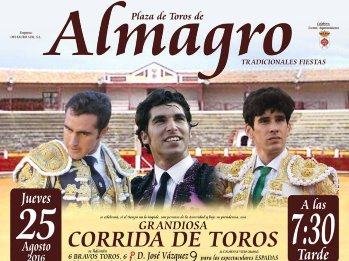 El Fandi, Cayetano y López Simón en Almagro