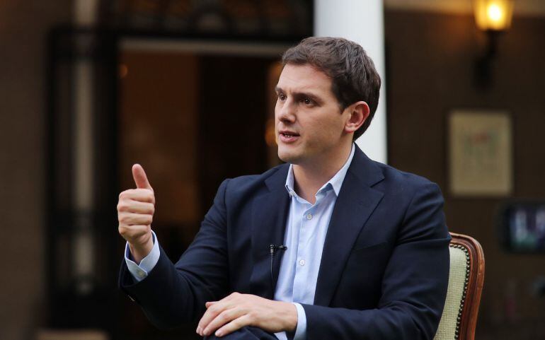 El diputado y presidente del partido político español Ciudadanos (Cs), Albert Rivera.