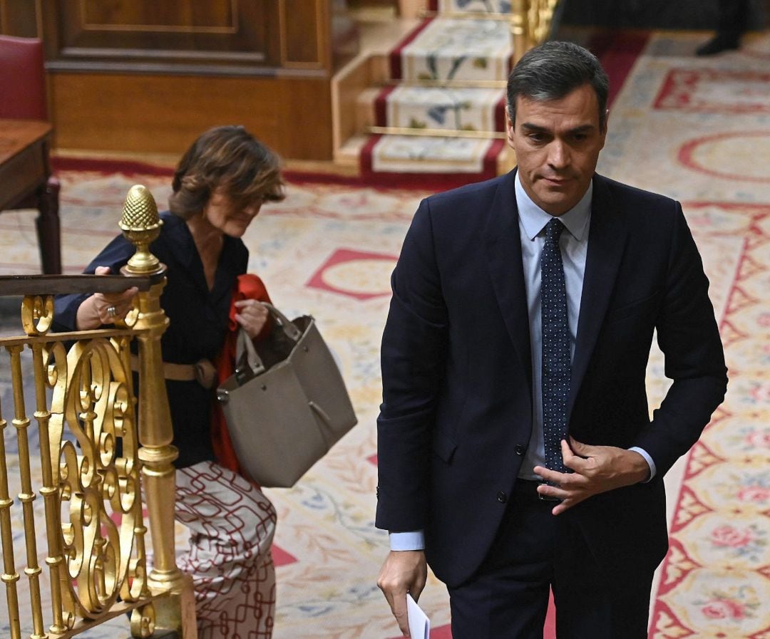 El presidente del Gobierno en funciones, Pedro Sánchez.