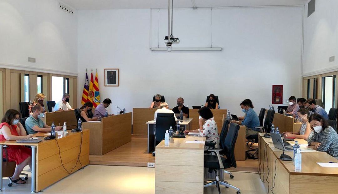 Imagen del pleno del Consell de Formentera