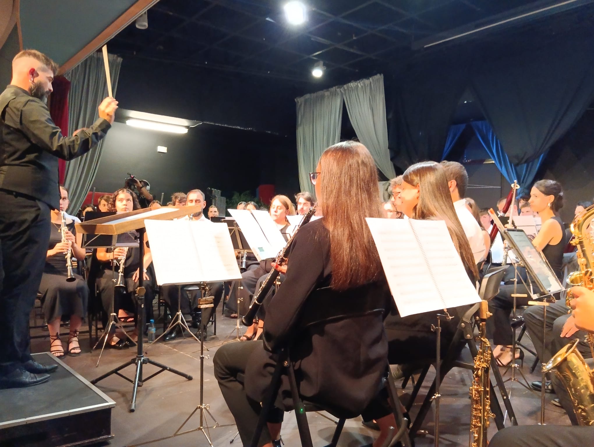 La Banda Artística de Merza, primer premio del XXIII Certamen de Bandas de Música Villa de Aranda, y su director, Mateo Gómez Naval, premio al mejor director