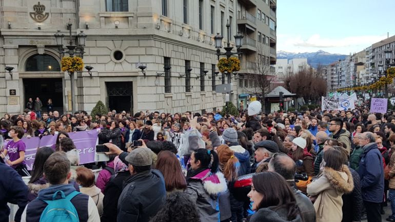 Manifestación del Día de la Mujer en Granada