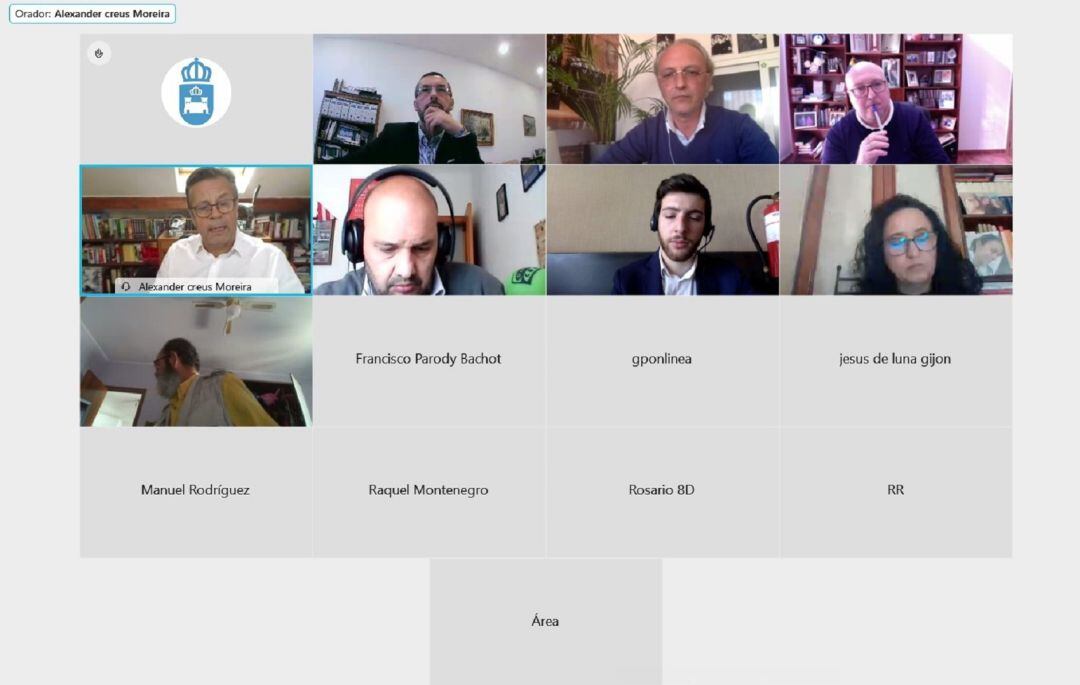 Un momento de la comparecencia.