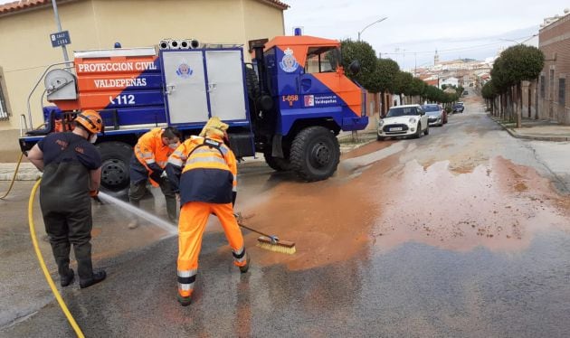 Varias incidencias, tras la tormenta caída en Valdepeñas (Ciudad Real)