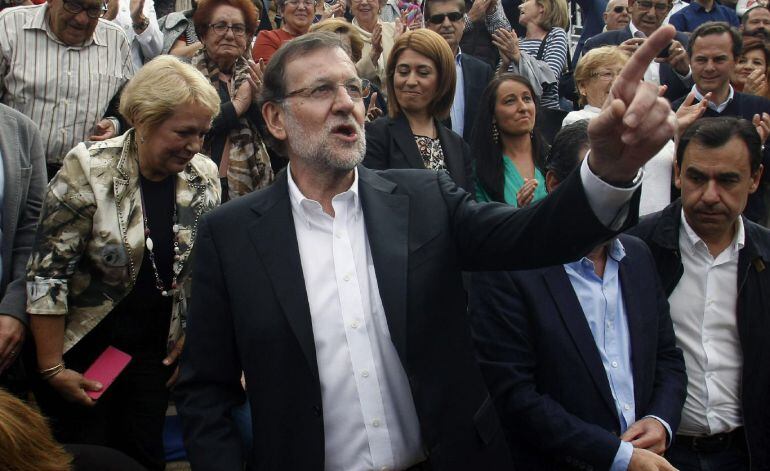 El presidente del Gobierno y candidato del PP a las generales, Mariano Rajoy.