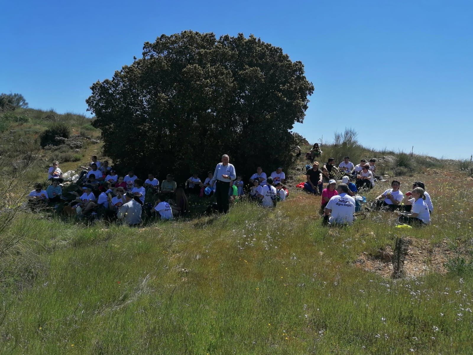 Otra de las actividades organizadas por la Plataforma, &#039;Ruta reivindicativa por los Montes de Solera&#039;