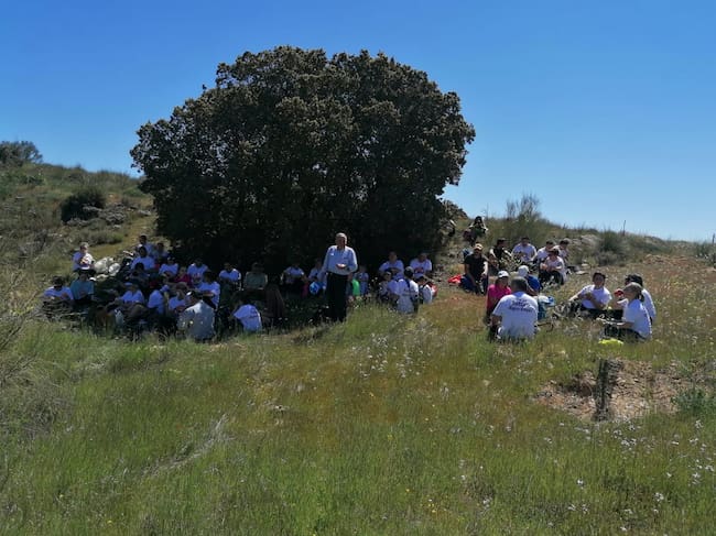 Otra de las actividades organizadas por la Plataforma, 'Ruta reivindicativa por los Montes de Solera'