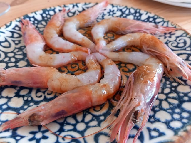 Gambas blancas salmpimentadas