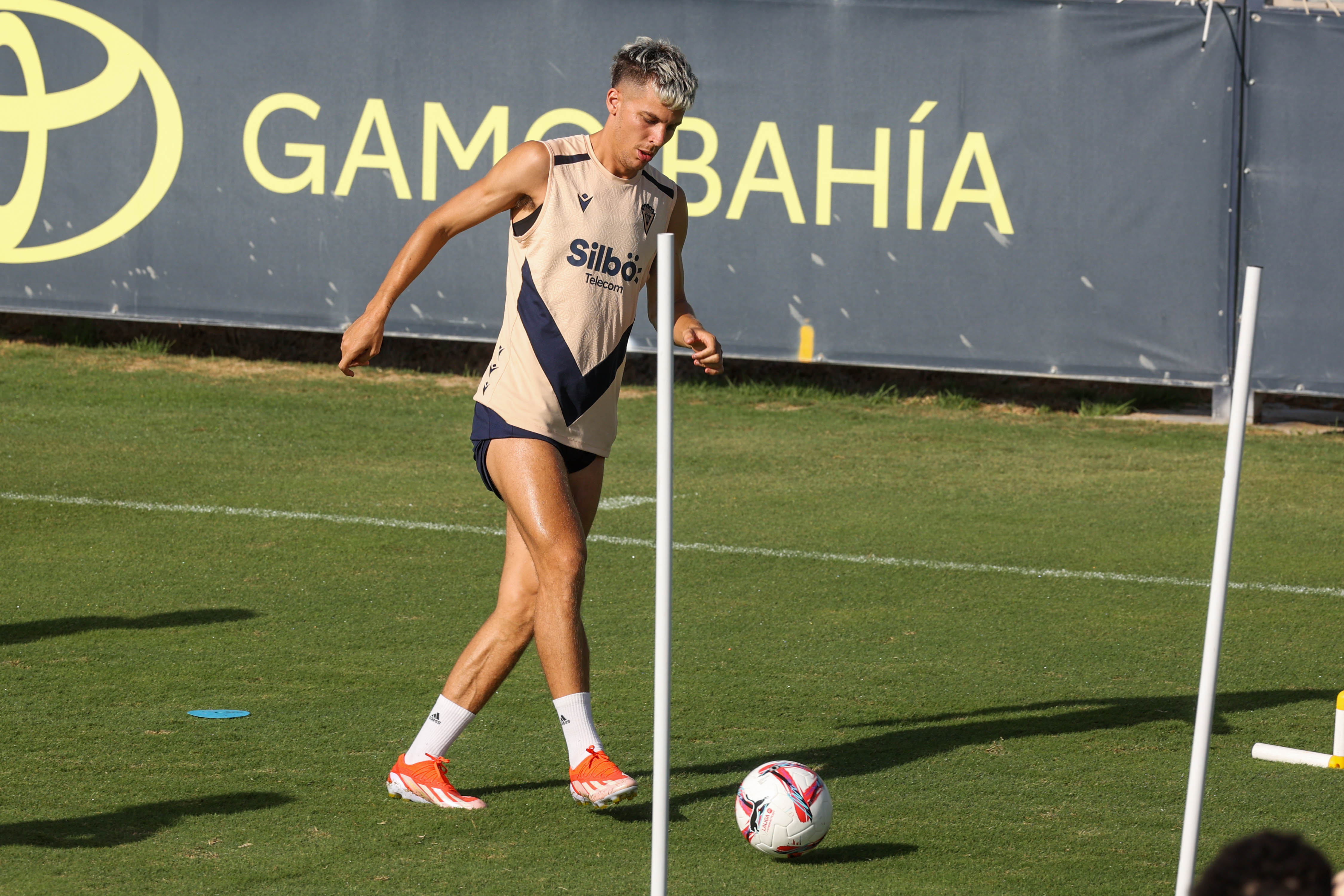 Alejo en un entrenamiento en la Ciudad Deportiva.