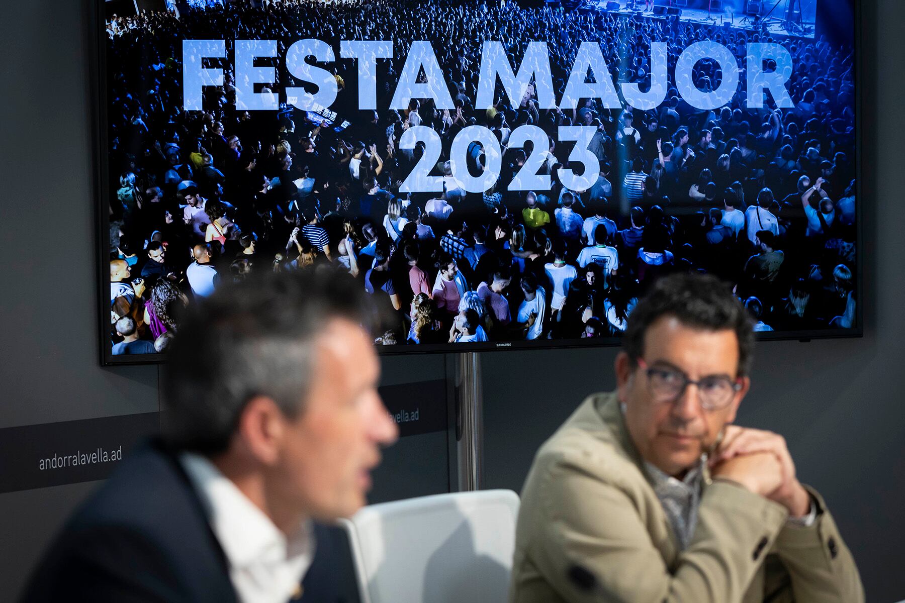 Els cònsols de la capital David Astrié i Miquel Canturri