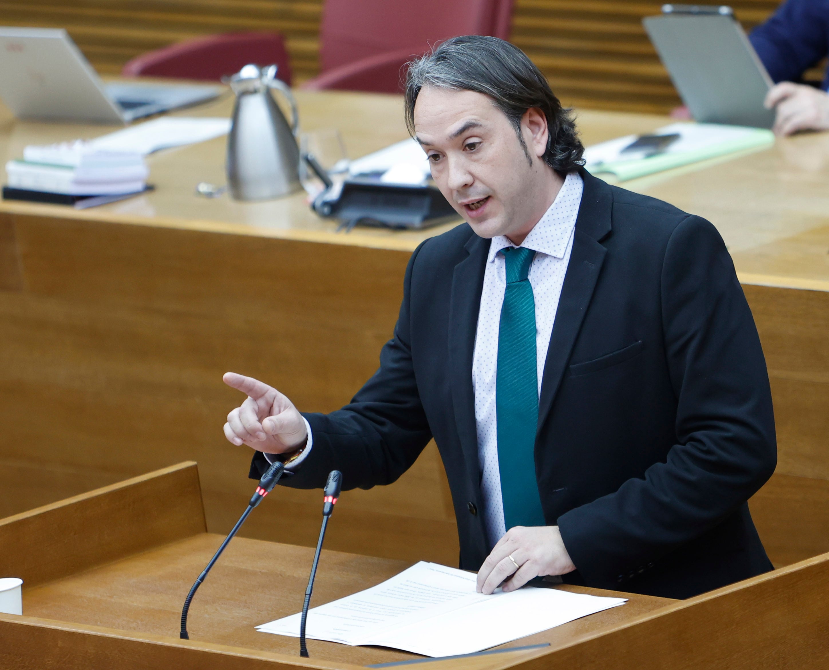 13.3.24, València. Ple de Les Corts Valencianes. (Foto: José Cuéllar/Corts Valencianes)