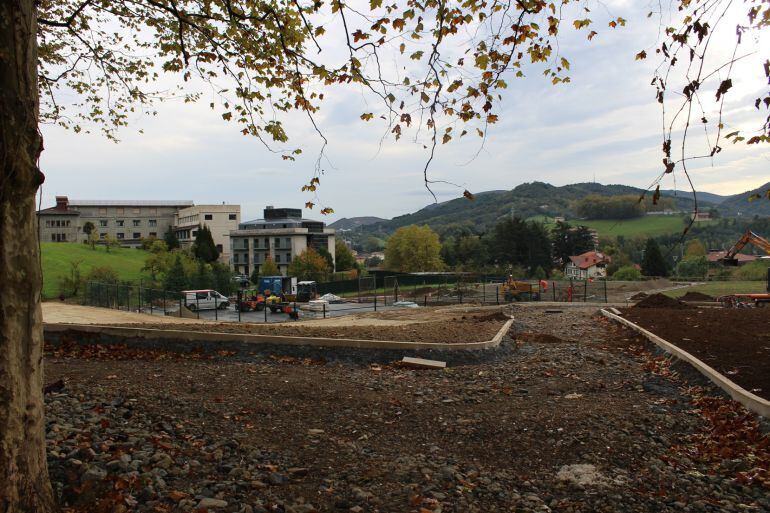 Vistas desde la nueva zona ampliada del parque de Gain Gainean