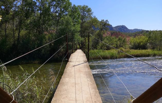 Puente de los franceses sobre el río Cabriel.