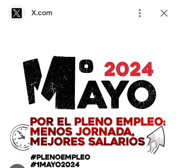 Cartel 1 de mayo