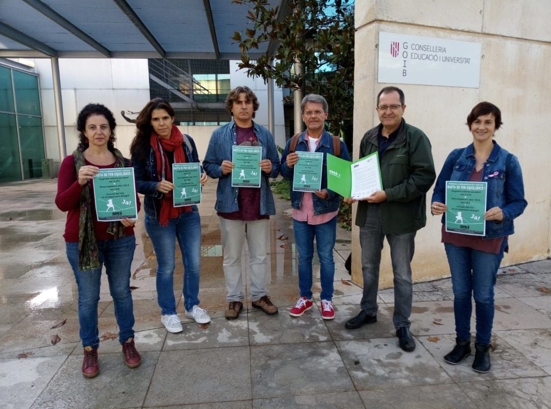 Representantes del STEI en la Conselleria de Educación y Universidad