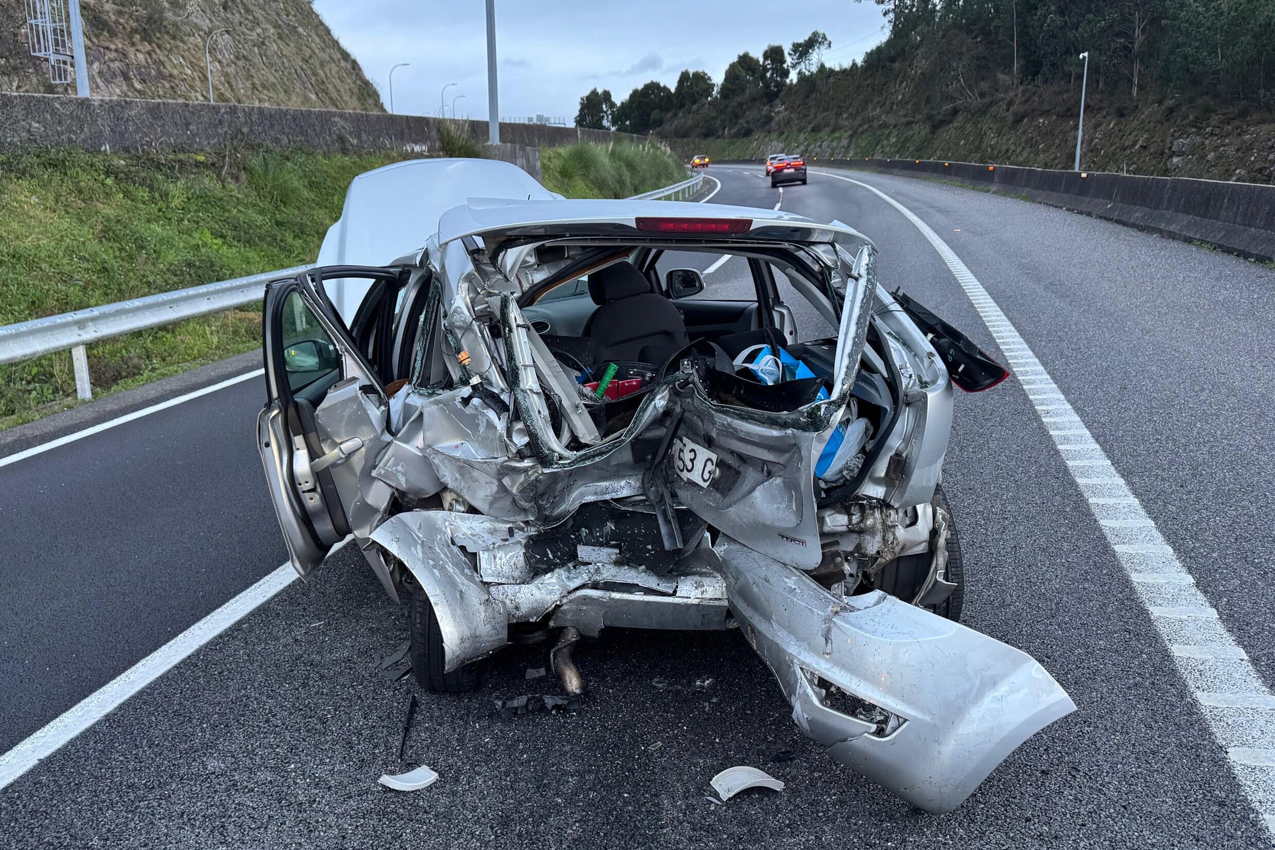 Una persona ha muerto y otras tres han resultado heridas este sábado en Moaña
EFE/ Sxenick
