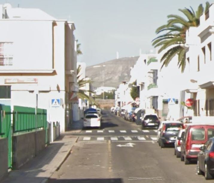 Calle &#039;La Carmen&#039; de Arrecife, lugar de la agresión con arma blanca.