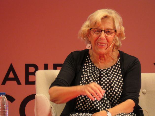 Manuela Carmena durante su intervención en Córdoba