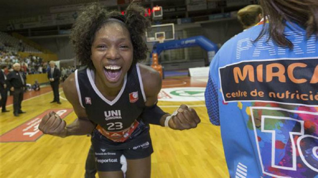 'Mima' Coulibaly en una imatge de la seva última etapa a Fontajau.