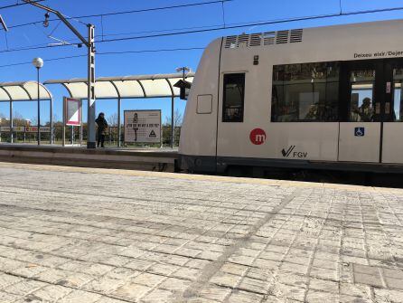 Apeadero de MetroValencia en San Isidro