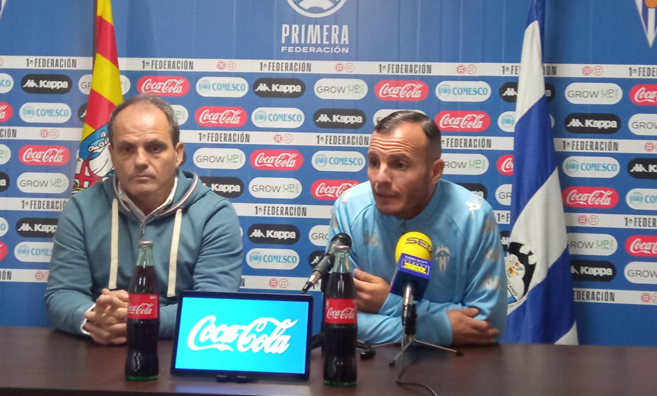 Presentación de Juli como nuevo entrenador del Alcoyano