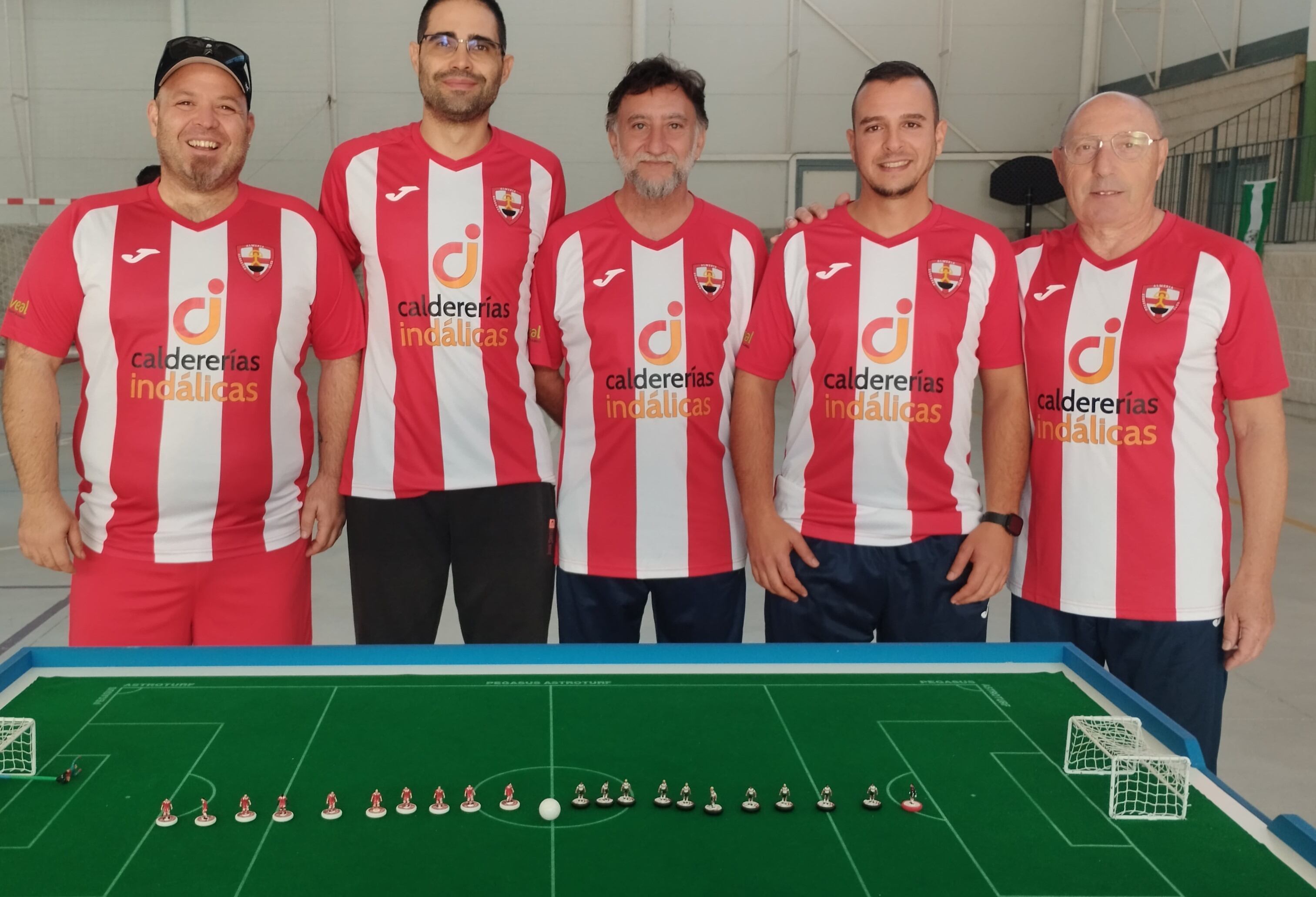 Equipo del Subbuteo Club Almería.