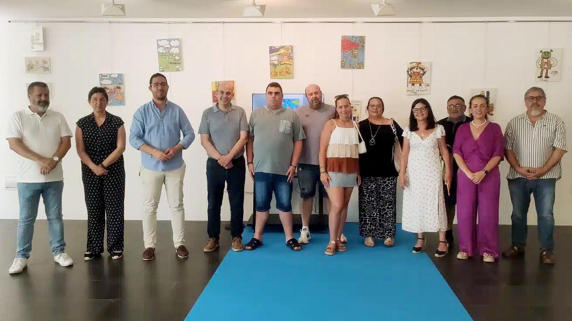 Inauguración de la exposición de Hugo Jiménez en Archidona