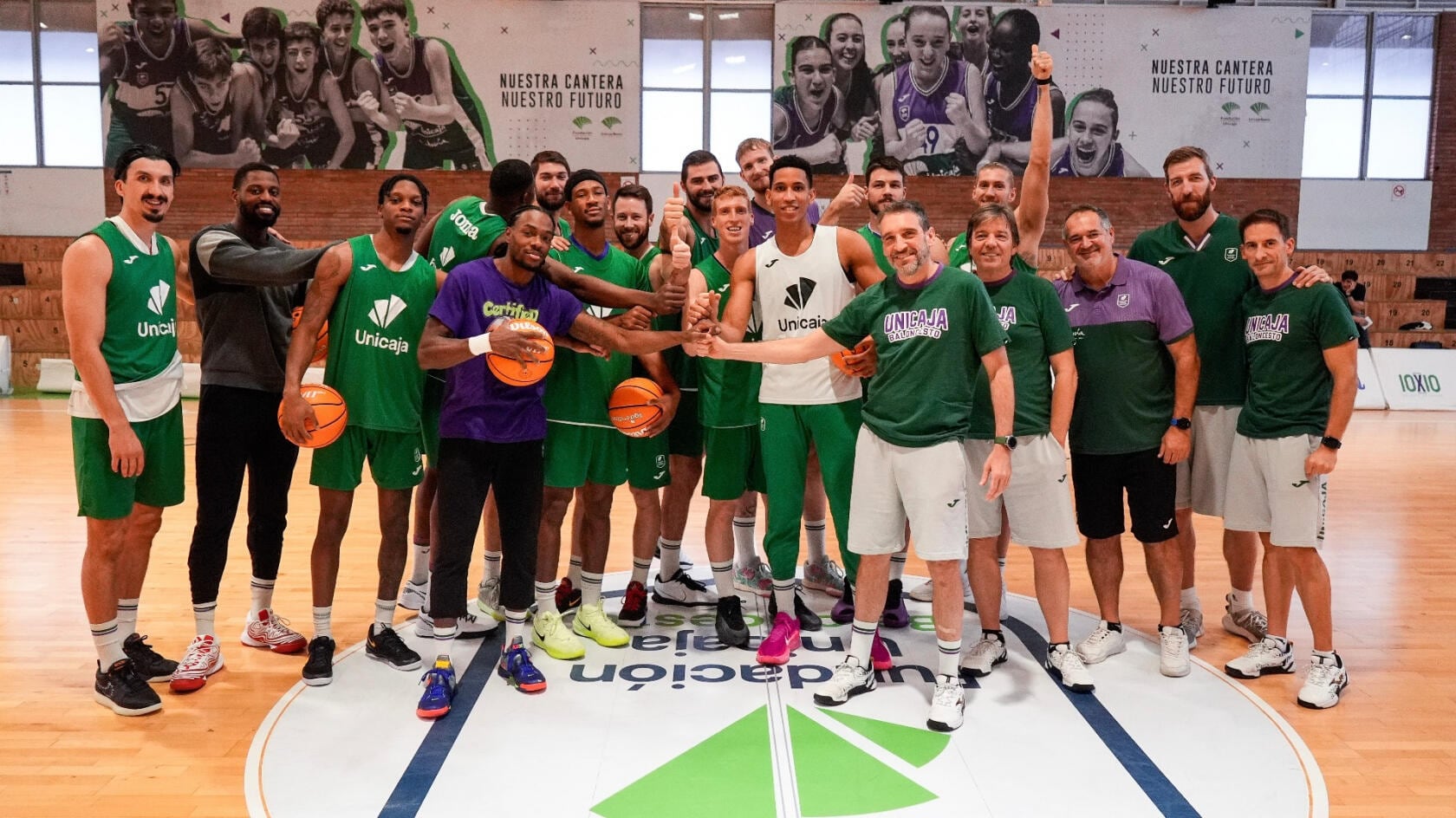 La plantilla del Unicaja y cuerpo técnico apoyarán la iniciativa del club y la Fundación Unicaja para ayudar a los afectados por la Dana en la provincia de Málaga