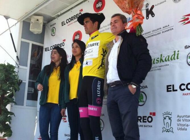 Jorge Arcas (Lizarte) ganó los "Dos días de Alava" de ciclismo.