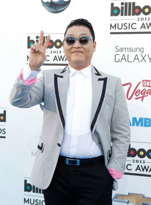 El cantante de Corea del Sur, Psy, en los Premios Billboard de la Música en Las Vegas.