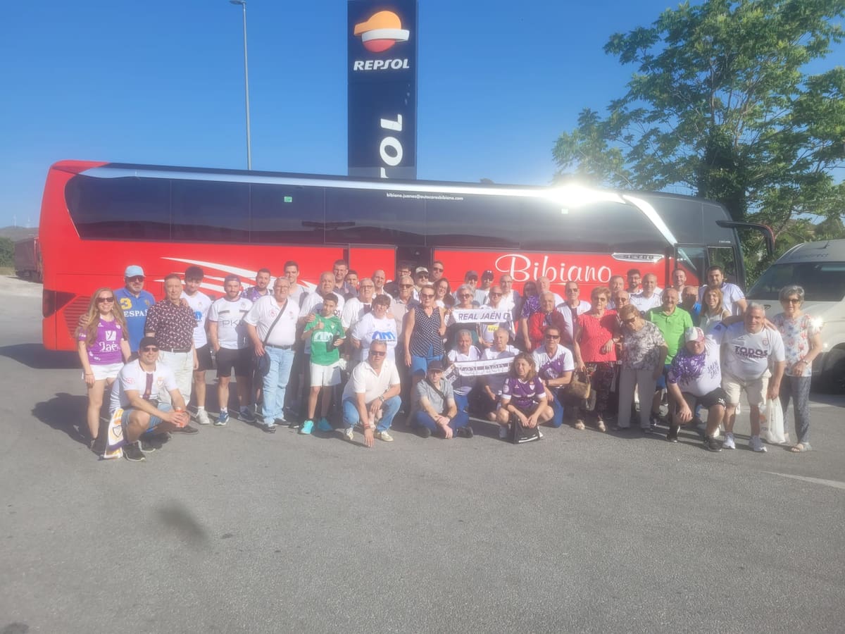 Primeras opciones para acompañar al Real Jaén el próximo domingo en Murcia