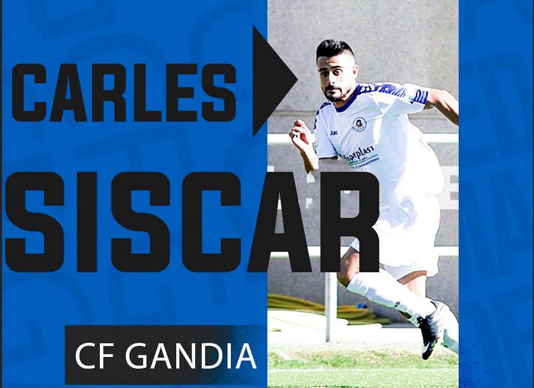 Carles Siscar, nuevo jugador del CF Gandia