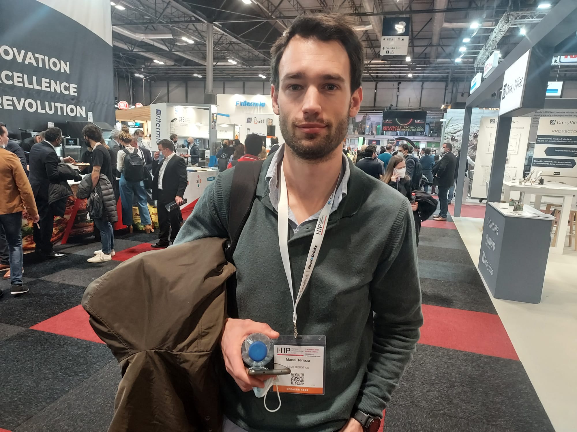 Manel Terraza, en la feria HIP 2022.