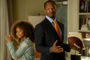 Quvenzhané Wallis y Jamie Foxx, los protagonistas de &quot;Annie&quot;