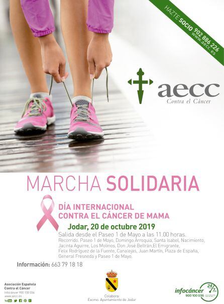 Cartel anunciador de la 1ª Marcha Solidaria