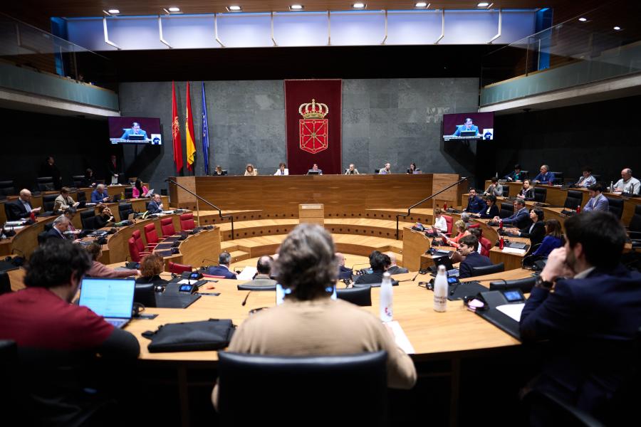 Pleno del Parlamento de Navarra