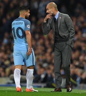 Agüero y Guardiola.