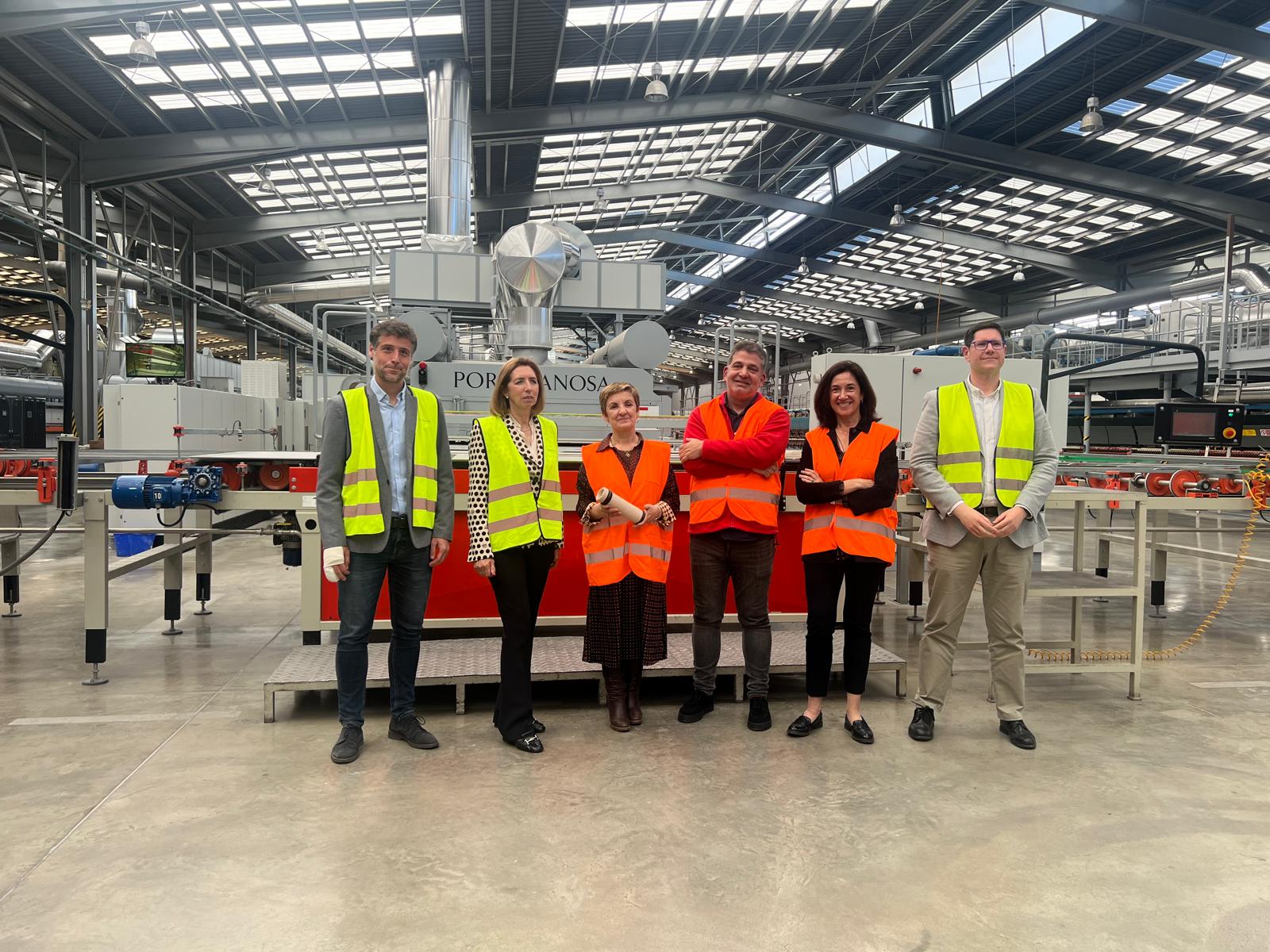 Visita Porcelanosa del proyecto CRAMIX AIRA