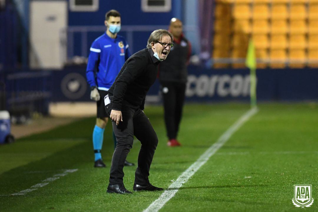 Juan Antonio Anquela, entrenador del Alcorcón