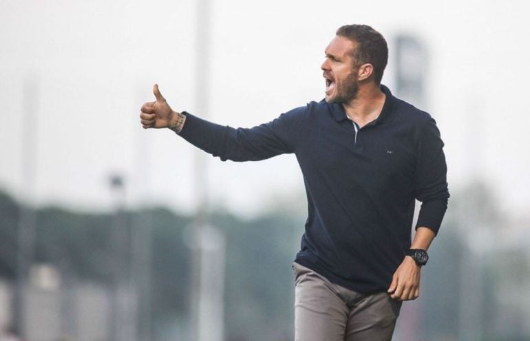 Luis García Tevenet, entrenador del Hércules CF